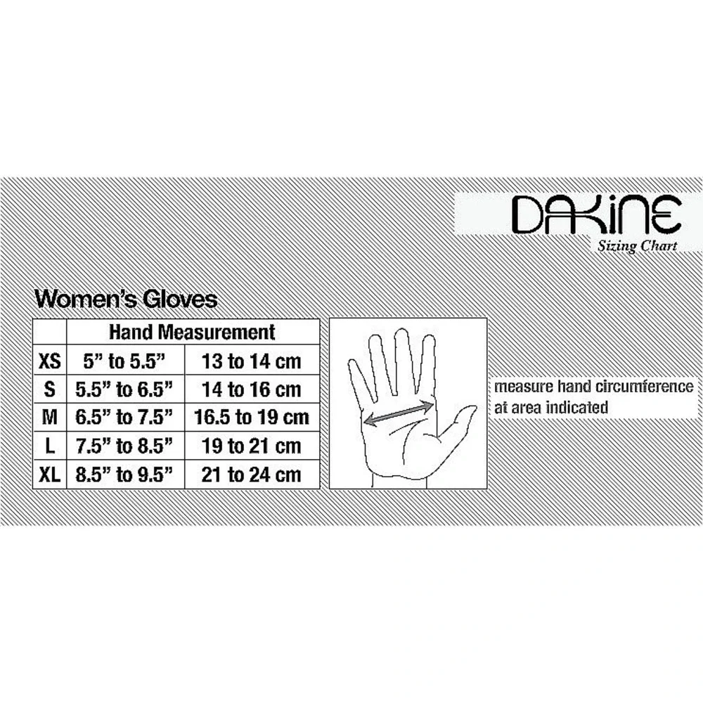 Dakine Women's $78 Camino Ski‎ Snow Winter Outdoor Hiking Mitt Sz Small